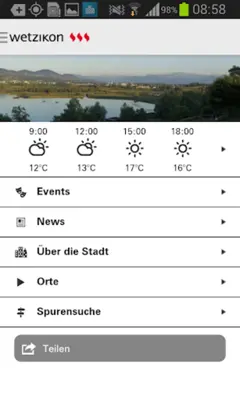 Stadt Wetzikon android App screenshot 1